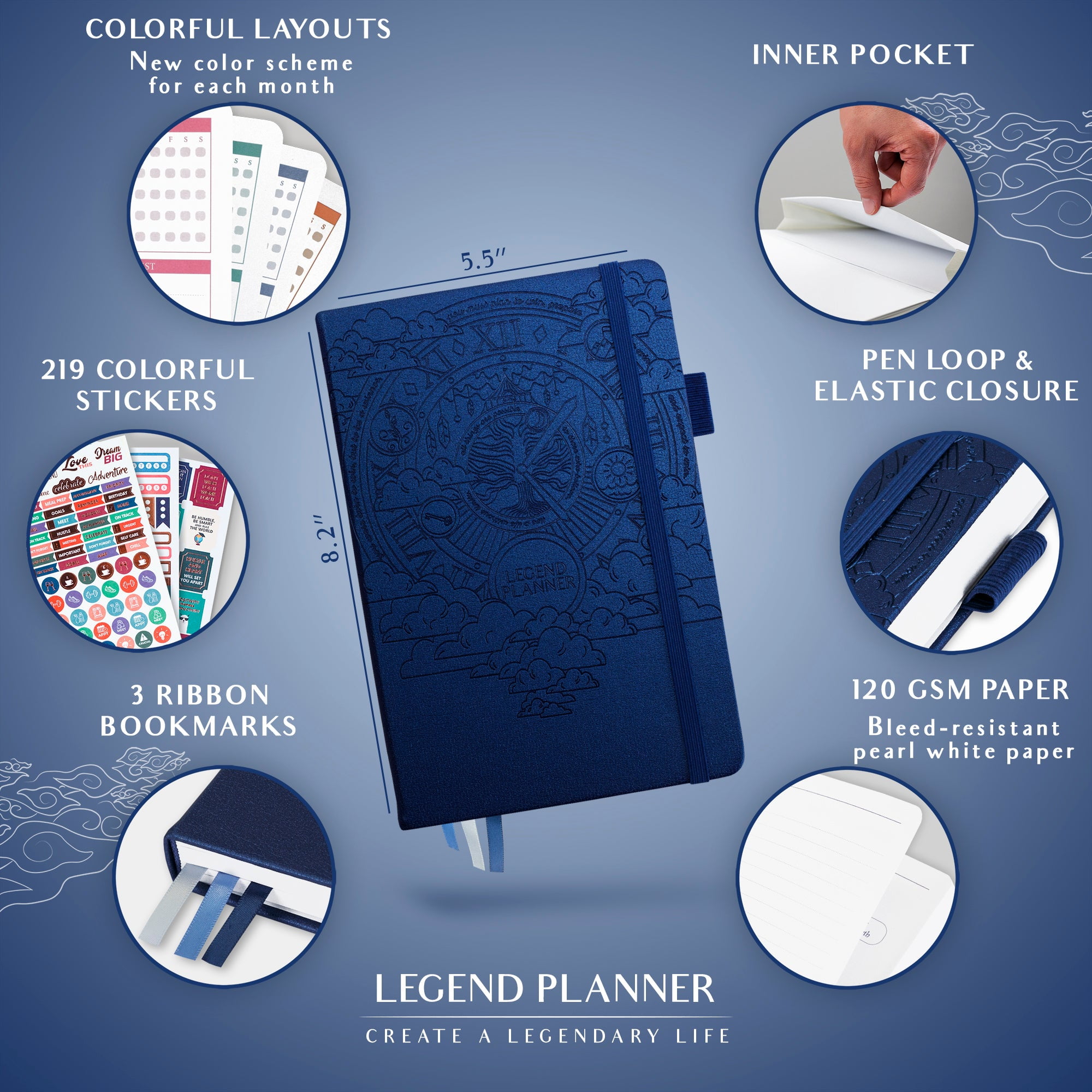 Legend Weekly Colorful Planner 2nd Edition