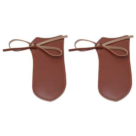 

Cast Iron Handle Cover Light Weight PU Leather Retro Fashion Hot Handle Holder For Household For Frying Pan Type B