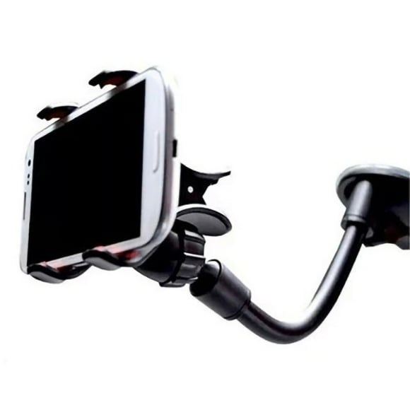 Soporte Celular Ac Tubo Flexible Pinza Automóvil Negro 11x7x7.5 cm