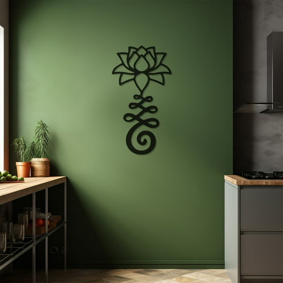 LaModaHome Exclusive Lotus Flower Metal Wall Decor – Durable & Artistic Metal Wall Art for Home and Office Decor, Perfect for Any Interior Design Aesthetic