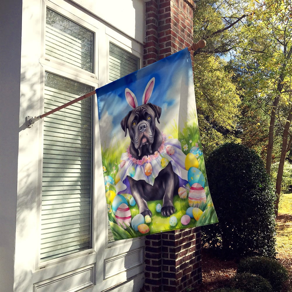 Cane Corso Easter Egg Hunt House Flag 28 in x 40 in
