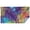 Colorful Tropical Leaf, variant on Colorful Floral Pattern Rectangle Tablecloth 60"x84",Waterproof Polyester Rectangle Table Cloth, Wipeable Spillproof Polyester Tablecloth for Dining, Camping, Indoor and Outdoor