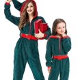 thumbnail image 2 of Disfraz de elfo navideño, disfraz de Papá Noel, traje para padres e hijos, 2 of 5