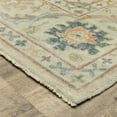 thumbnail image 3 of Oriental Weavers Palace Hand-made Wool Area Rug - 10308 - 6' x 9' - in Beige/ Green - Vintage Inspired, Hand-Made Wool Rugs, Dining, Living Room Rug, 3 of 3