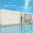 thumbnail image 5 of Outsunny 10'x13' Aluminum Pergola with Adjustable Louvered Roof, White, 5 of 10