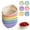 6 piece small bowls, variant on 6 Pack Small Plastic Bowls 4.5 OZ Unbreakable Wheat Straw Dipping Bowls，plastic ramekins, Assorted Colors Dipping Sauce Cups, dip cups， Dessert, Ketchup