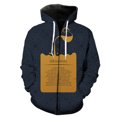 thumbnail image 1 of Sudadera con capucha y cremallera para hombre, estilo europeo y americano, estilo hip hop, ropa de calle, sudaderas divertidas para adolescentes de primavera, 1 of 6