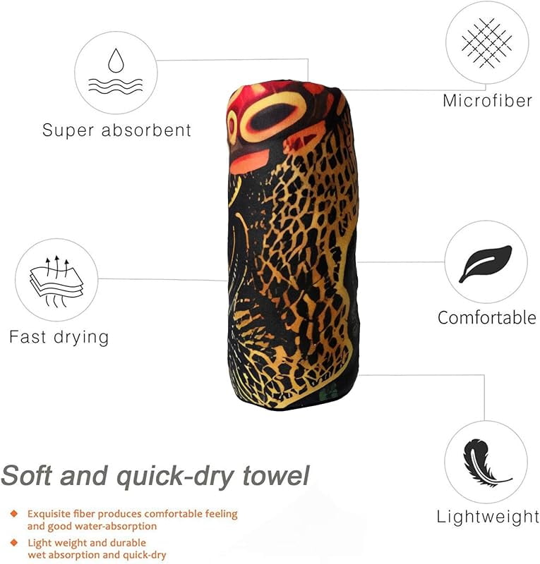 Red Octopus Oversized Sand Free Beach Towel 71x36IN Lightweight Quick Dry Terry Towel For Travel, Swimming, Pool, And Camping, Absorbent And Compact Beach Essential For Women And Men