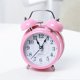 thumbnail image 4 of Alarm Clock Twin Bell Silent Movement Metal Heavy Sleepers Alarm Clock for Desktop JIKAIX, 4 of 5