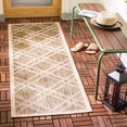 thumbnail image 2 of SAFAVIEH Indoor Outdoor CY6923-242 Courtyard Brown / Bone Rug, 2 of 10