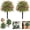 Pink, variant on Artificial Potted Trees with Ground Stakes – UV Resistant Camellia Topiary, Artificial Plants and Flowers Decoration Realistic Fake Bushes for Home Garden Yard Home Decor (2, White)