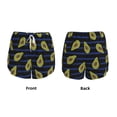 thumbnail image 5 of Lsque Avocado Printed Women's Running Shorts with Liner Pockets,Elastic Quick Dry Workout Athletic Gym Yoga Shorts,Womens High Waist Shorts-Small, 5 of 9