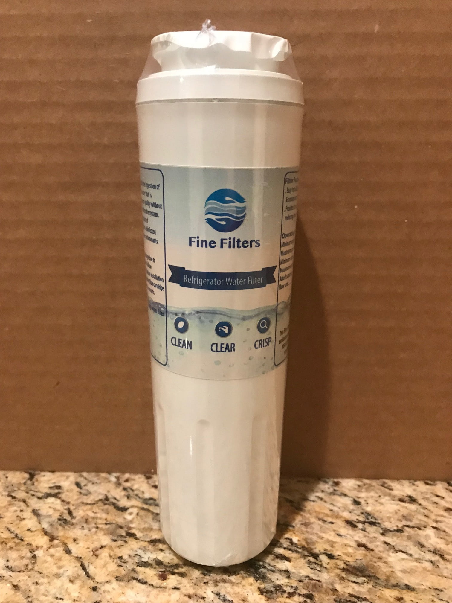 Fine Filters UKF8001 Refrigerator Water Filter, NSF53 Certified
