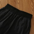 thumbnail image 5 of Cethrio Boys Cargo Pants Size 10-12, Relaxed Fit Elastic Bottom Casual Multi-pocket Summer Joggers Black, 5 of 6