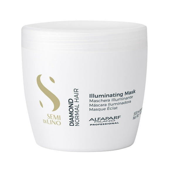 Mascarilla Capilar Alfaparf Milano Semi Di Lino Diamond 500 ml Cabello Normal