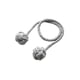 thumbnail image 1 of Matsuzay 2 piezas de cortinas colgantes de algodón Tieback decoración moderna Holdback Strap Tie Backs para el hogar sala de estar dormitorio Sombras de ventana Gris, 1 of 6