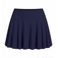 thumbnail image 3 of Conairie Girls Athletic Tennis Golf Skirts with Shorts Kids High Waist Ruffle A-line Skorts with Pockets Navy 11-12 Y, 3 of 3