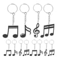 thumbnail image 1 of Shisuyan 12Pcs Music Note Keychain Set for Music Party Favors and Birthday Decorations Retro Keyring for Music Lovers and Kids for Dance Parties and Concerts., 1 of 9