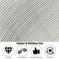 thumbnail image 3 of Gymax 14FT Replacement Trampoline Safety Enclosure Net w/ Zipper & Buckle for 8 Poles, 3 of 10