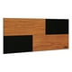 thumbnail image 4 of Cabecera Flotante Individual Playcon de cama Minimalista 100 cm negro y madera naranja, 4 of 8