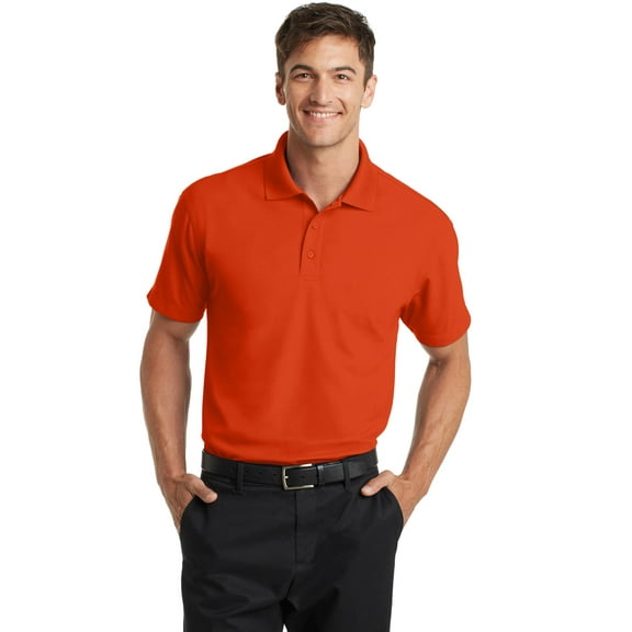 Port Authority Dry Zone Grid Polo-3XL (Autumn Orange)