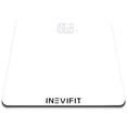 thumbnail image 1 of Báscula de baño INEVIFIT, báscula corporal digital de baño de alta precisión, mide con precisión un peso de hasta 400 lb, 1 of 5