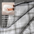thumbnail image 5 of Bare Home Down Alternative Comforter Set - 3-Pieces - All Seasons - King, Tartan Plaid, 5 of 8