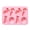 Pink, variant on Silicone Mold Set – 6-Piece Food-Grade Flexible Molds for Baking, Chocolate, Resin Crafts, Soap Making & Fondant – Assorted Sizes (Up to 8.3")
