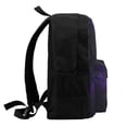 thumbnail image 4 of Lsque Purple And Blue Nebula Pattern Adult Backpack – Durable & Lightweight PU Canvas Storage Bag , 15” Laptop Compartment, and Multiple Pockets, 4 of 7