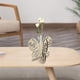 thumbnail image 3 of Florero hidropónico de mariposa de creativa con soporte Jarrón de maceta de Soporte de flor de brote decorativo para jardín Macarena Jarrón hidropónico, 3 of 7