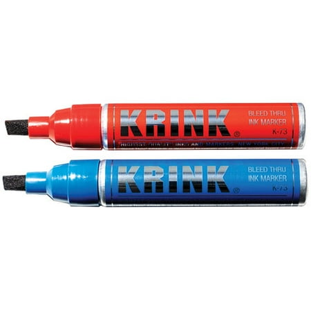 Krink - K-73 Bleed Thru Ink Marker - Red - Walmart.com