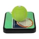 thumbnail image 1 of 2025 3D pelota de tenis pieza de tiempo calendario Bloc de notas regalo de año Nuevo papel ligero tallado arte adorno de mesa, 1 of 9