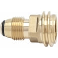 thumbnail image 3 of Jinsinto Adaptateur de Raccords de Réservoir de Propane en Laiton Convertit la Vanne de Service du Réservoir LP POL en Tuyau Type1 QCC1, Adaptateur de Réservoir de Propane, 3 of 5
