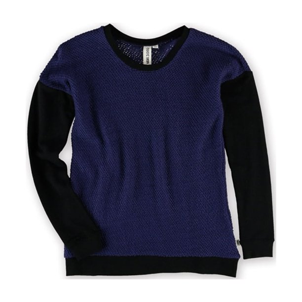 Vans Clockwork Crew Pullover suéter para mujer, azul, mediano Vans Pull-over