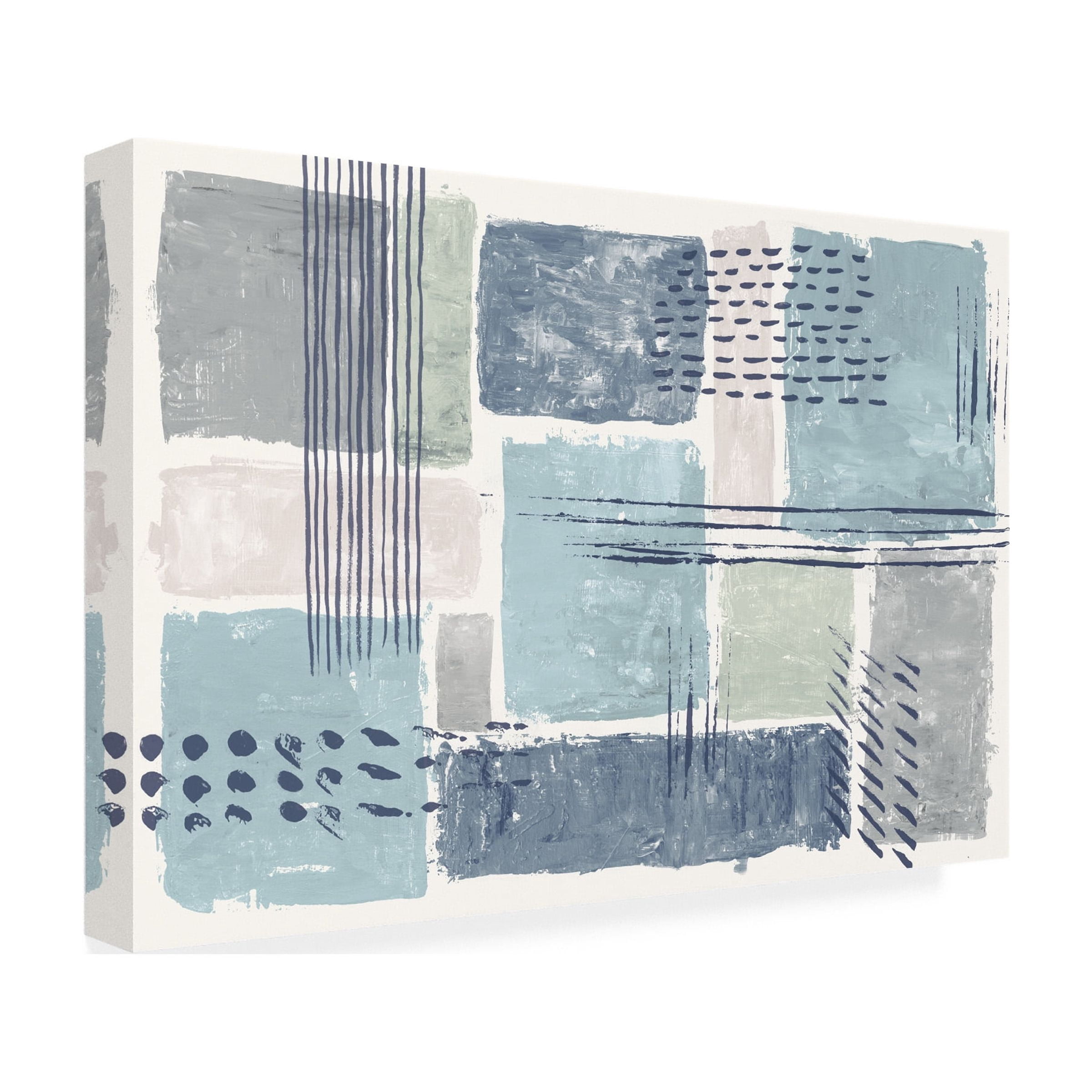 Sarah Adams 'Between The Lines I Cool' Canvas Art