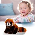 thumbnail image 4 of Weighted Base​​ Plush Raccoon Stuffed Animal, 12-Inch Standing Pose Cuddly Decor for Home Sofa Accent​ Shelf Display​​, 4 of 7