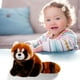 thumbnail image 4 of Almohada de peluche con forma de mapache de 28 cm (11 pulgadas), ideal para dormir. Regalo perfecto para el Día del Niño o cumpleaños. Se puede usar de pie o en cuclillas., 4 of 6
