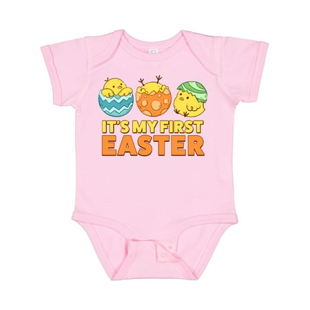 

Inktastic It s My First Easter Gift Baby Boy or Baby Girl Bodysuit