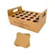 thumbnail image 3 of Caja porta conos de confeti para bodas, decoración de conos de confeti y caja de soporte para bodas 20 agujeros marrón, 3 of 9