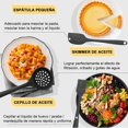 thumbnail image 4 of 45 Pcs Juego de Utensilios de Cocina, Utensilios de Cocina de Silicona para Cocinar con Tijeras Antiadherentes, Utencilios de Cocina con Herramientas y Paletas, Resistentes al Calor, sin BPA (Negro), 4 of 9