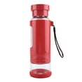 thumbnail image 4 of KAXIFEI Vaso de vidrio con filtro portátil antideslizante resistente al calor con cuerda para colgar (520 ml, rojo), 4 of 8