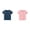 Pink 1PCS & Dark Blue 1PCS, variant on LUOGENLI Boys Shirts Size 5 Toddler Kids Girls Boys Short Sleeve Basic T Shirt Casual Summer Tees Shirt Tops Solid Color Boys Shirts Size 7 Boys Shirts 5T-6T 2 Pack 120