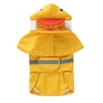 thumbnail image 5 of Hooded Pet Raincoat Reflective Cute Duck Reflective for Small Medium and Large Dogs and Cats XS-4XL, 5 of 12