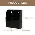 thumbnail image 2 of unbranded Caja De Almacenamiento Acrílica Para Con Soporte De Pared O Escritorio, 2 of 8
