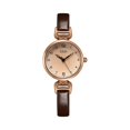 thumbnail image 2 of Resicozy Women's Vintage Watch Dainty Quartz Watches Soft Adjustable Leather Strap Watch Resistance and Lightweight for Daily Wear Brown, 2 of 2
