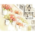 thumbnail image 3 of Loreth, Lanie 14x12 Black Modern Framed Museum Art Print Titled - Paris Flowerpots, 3 of 5