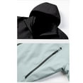 thumbnail image 4 of Xzbqbs Men's Hooded Rain Jacket Waterproof Hiking Coat Lightweight Windbreaker Softshell Riancoat Lightewight Jacket for Travel, 4 of 6