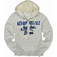 thumbnail image 1 of Aeropostale - Sudadera con capucha y cremallera para mujer, color gris, mediano, 1 of 1