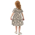 thumbnail image 6 of joogoo Rabbit in Leopard Girls' Short Sleeve Dress Kids Dresses 4T, 6 of 8