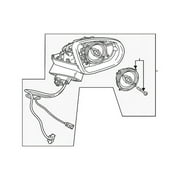 Genuine OE Mercedes-Benz Mirror Assembly - 1188100403 Fits select: 2020-2021 MERCEDES-BENZ CLA